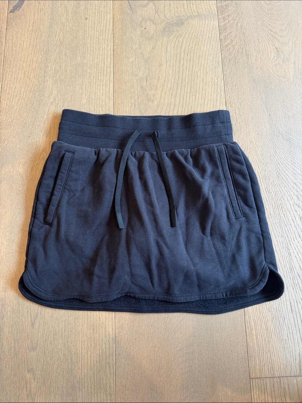 JoyLab Black Drawstring Mini Skirt with Pockets
